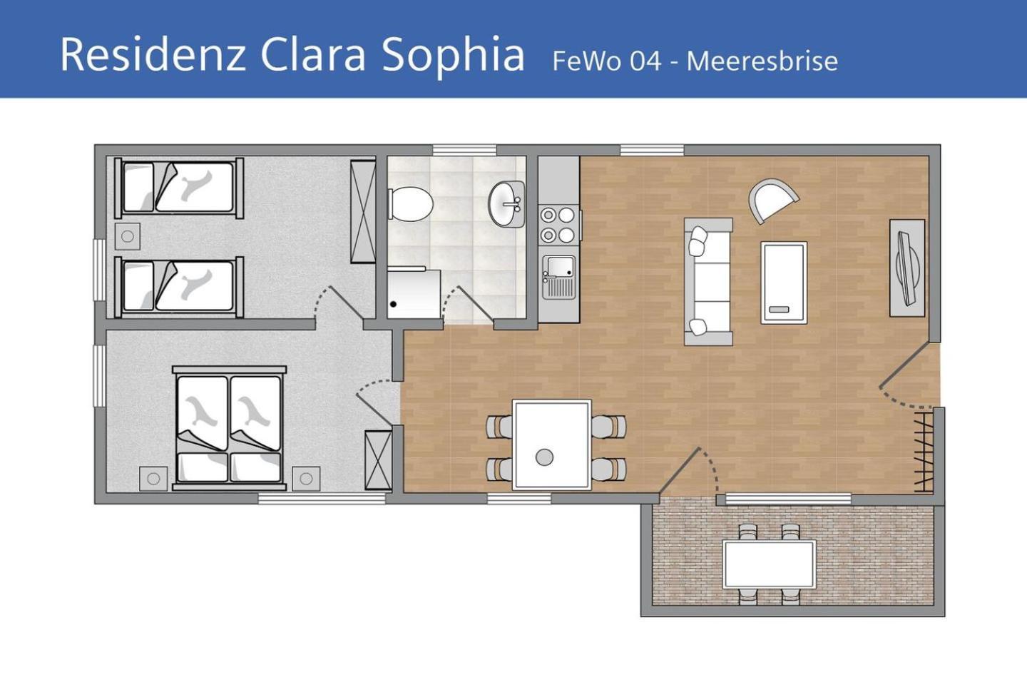Ferienwohnung Meeresbrise In Der Residenz Clara Sophia Бінц Екстер'єр фото